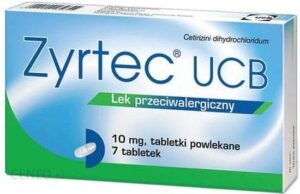 Zyrtec UCB 10 mg 7 tabl.