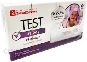 ZYSKAJ ZDROWIE Test ciążowy płytkowy - 1 szt.